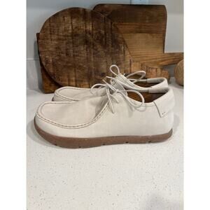 NEW Kalso Earth mens 11.5 Darby lace up shoes Chalk